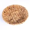 Calabash Grass Round Woven Storage Basket - Straw Organizer & Bread Basket
