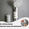 1/2Pcs Silicone Shower Head Holder New Universal Relocatable Shower Head Suction Cup Holder Adjustable Shower Holder for Bathroom Non Drilling