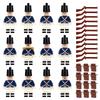 Royal Navy Soldaten Bausteine, Napoleonische Britische Armee Mini Figuren Szenenbau Set