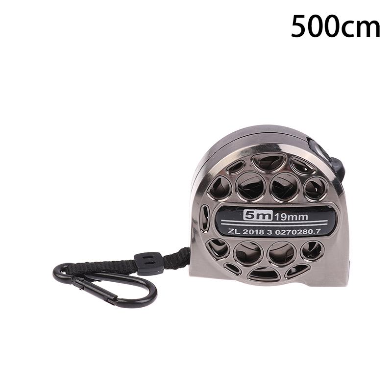3/5/7.5M Metric Tape Measure Stainless Steel Anti-Corrosion Retractable Metric Ruler Hollow Design Woodworking Measuring Tool