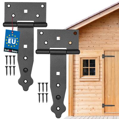 Pavillon-Scharnier 150mm SCHWARZ - 2 STÜCK