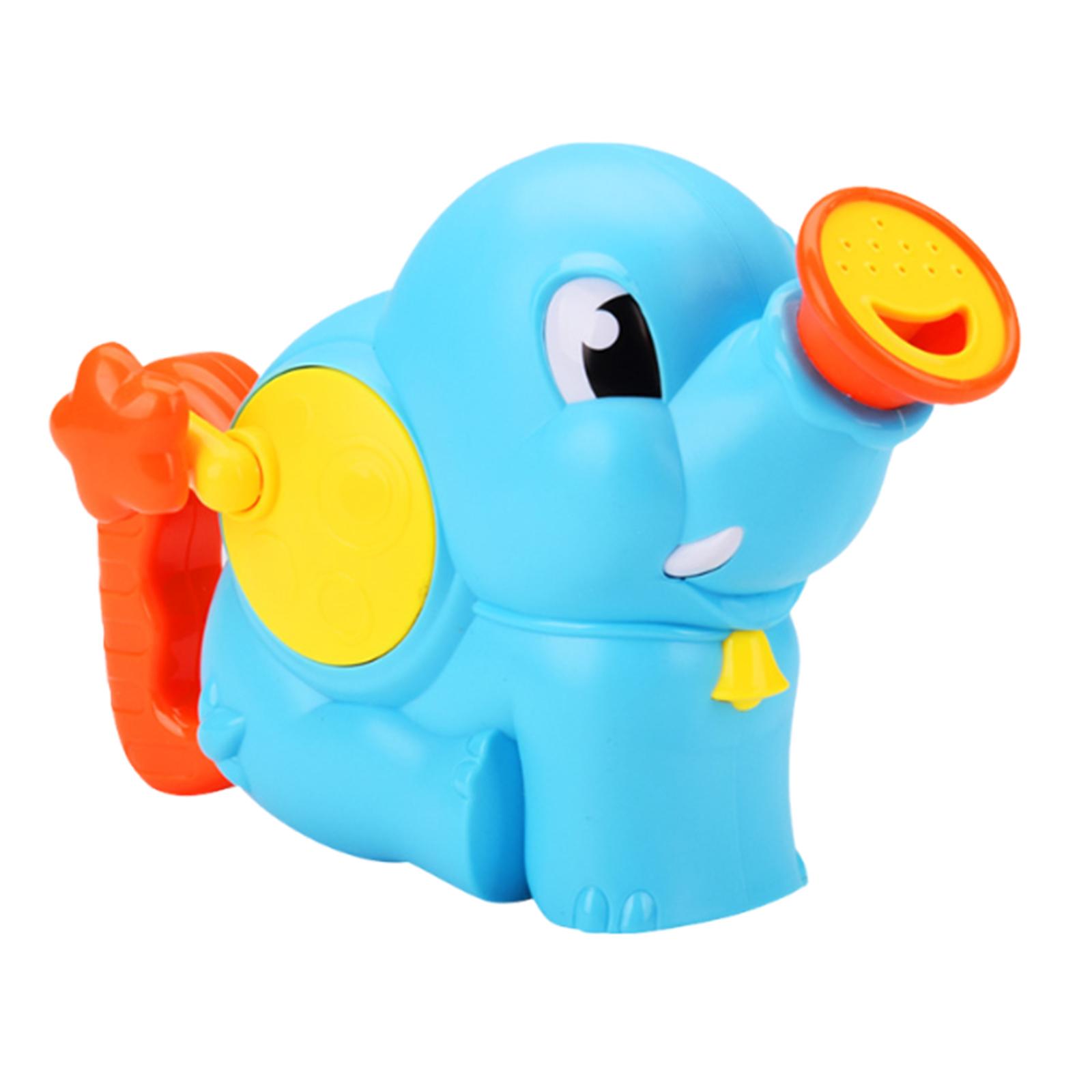 

Elephant Design Watering Can Cute Plastic Bath Toy Sprinkler Shower Play Pot for Kids Bathtime Fun синій
