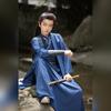 Chinese Song Dynasty Style Hanfu For Men, Daily Embroidered Two-color Handsome Hanfu Suit For Men