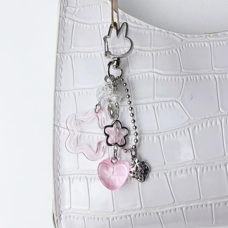 Chic Miniature Star Keychain Ornament Sturdy Alloy Keyring Accessory Perfect For Adding Style To Accessories