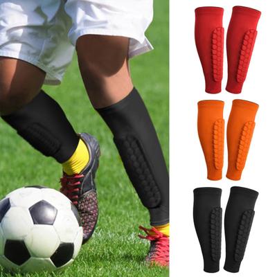 1 Pair Soccer Sports Shin Guards High Impact Resistant Anti-Collision Calf Protection Football Protective Gear Adults Soccer Compression