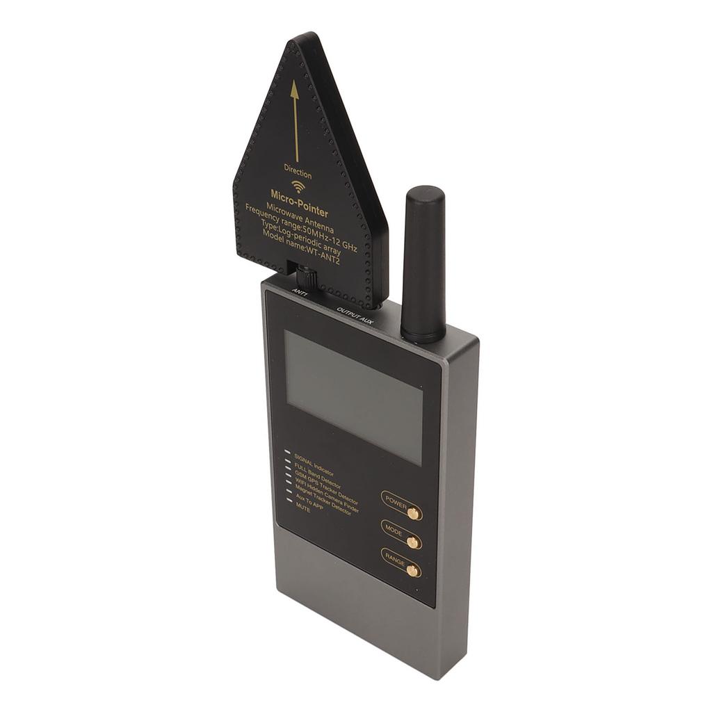 Camera Bug Detector Portable 50MHz‑8GHz High Sensitivity Wireless Signal Detector for Hidden Camera