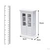 1/12 Scale Cupboard,Wooden Dollhouse Miniature Cabinet Model Nursery Room Decor