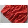 Literarisches Retro-Kleid für Damen, hautfreundlich, große Größe, mit sieben Ärmeln, hohle, lockere Taille