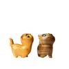 Geschnitztes Grünes Sandelholz Niedliche Katze Figur – Kreatives Hölzernes Tier Souvenir Geschenk