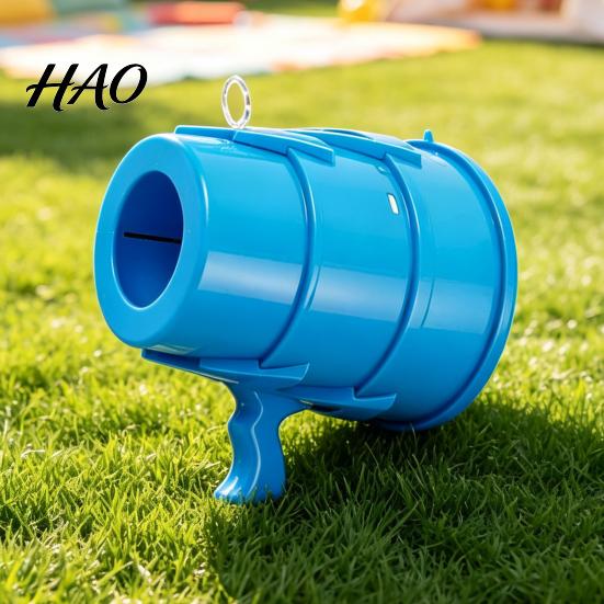 Interactive Air Cannon Toy Handheld Toy, No Battery Required Shooter Prank Launcher Science Experiment for Indoor Outdoor Single Shot