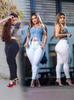 2025 Women's European and American Slim Fit High-Waisted Pencil Jeans