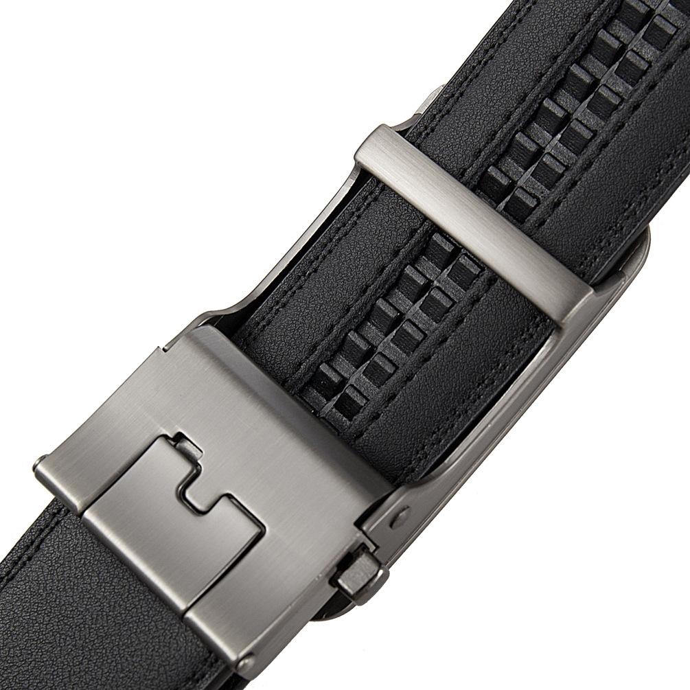 1Pcs Men'S Belt, A Variety Of Options, Automatic Buckle, Two-Layer Cowhide Belt Ly36-561011-1