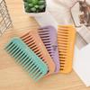 Colorful Wide-Tooth Plastic Hair Comb Set