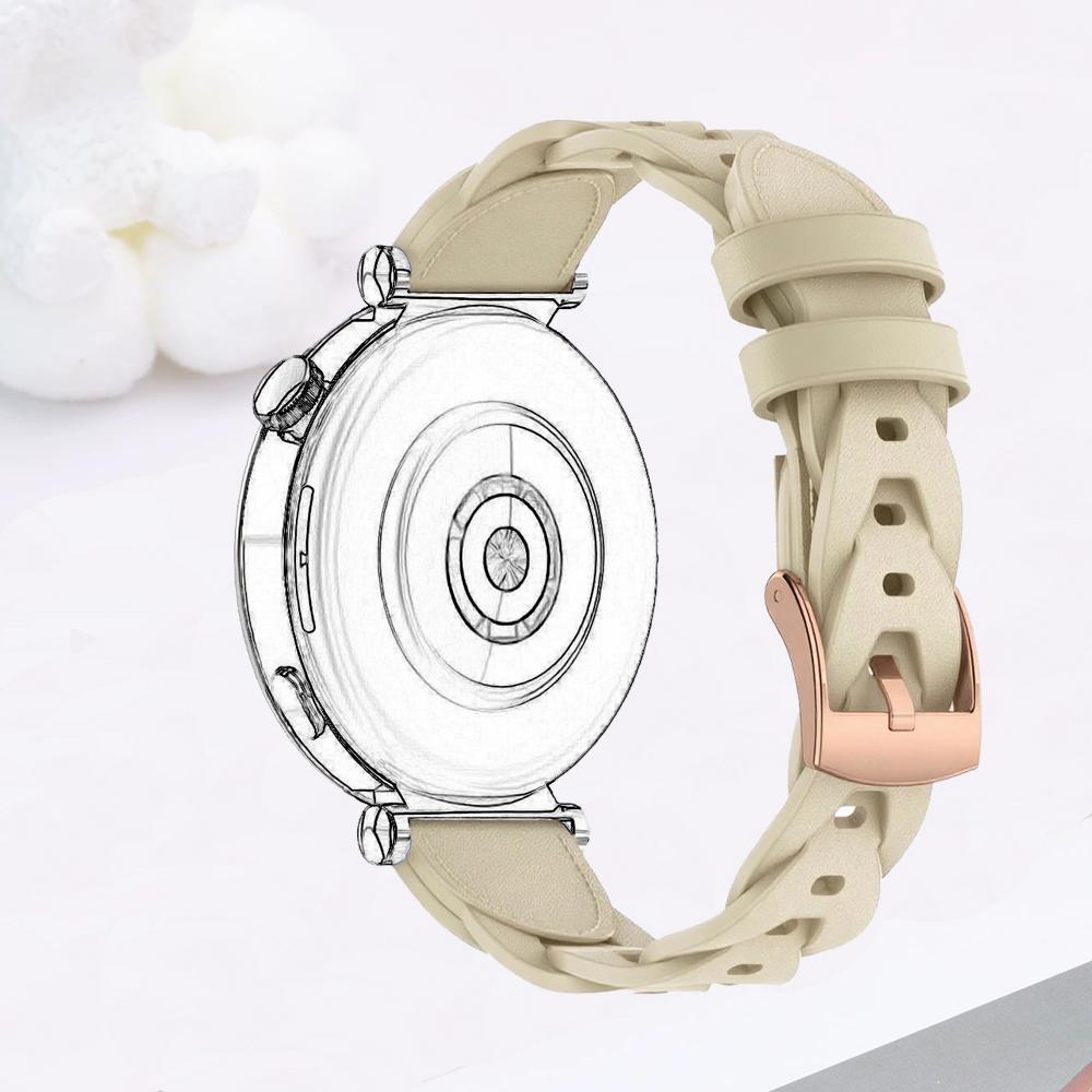 18MM Elegant Style Wristband For Garmin Watch Venu 2S 3S Smartwatch Accessories For Huawei Watch GT 6 5 4 41mm PU Leather Strap