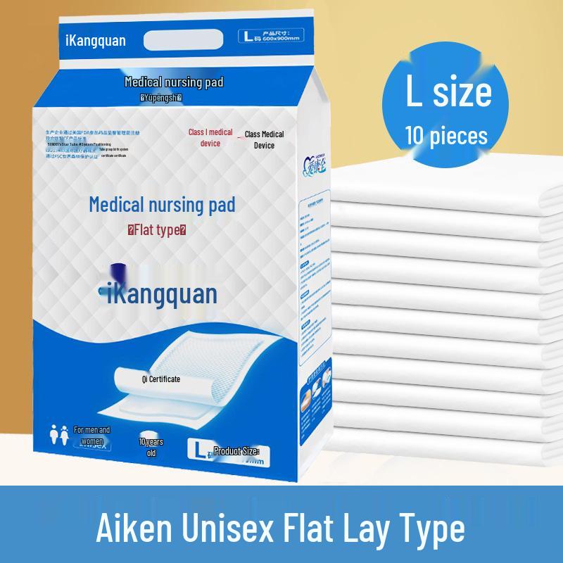 Утолщенная водонепроницаемая впитывающая пеленка для взрослых - Одноразовая, большого размера для ухода за пожилыми