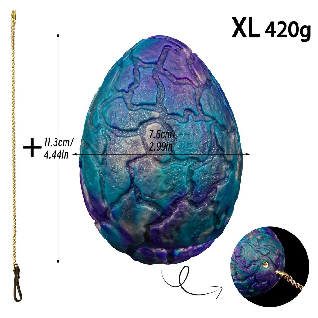 New Chain Anal Plug Liquid Silicone Sex Toy Traction Dragon Egg Anal Plug For Male And Female Masturbation Anal Dilator