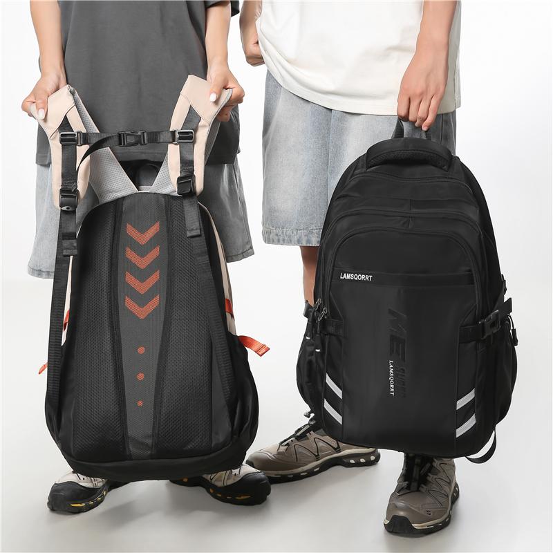Men's Large Capacity Travel Backpack Junior Senior High School Student Schoolbag