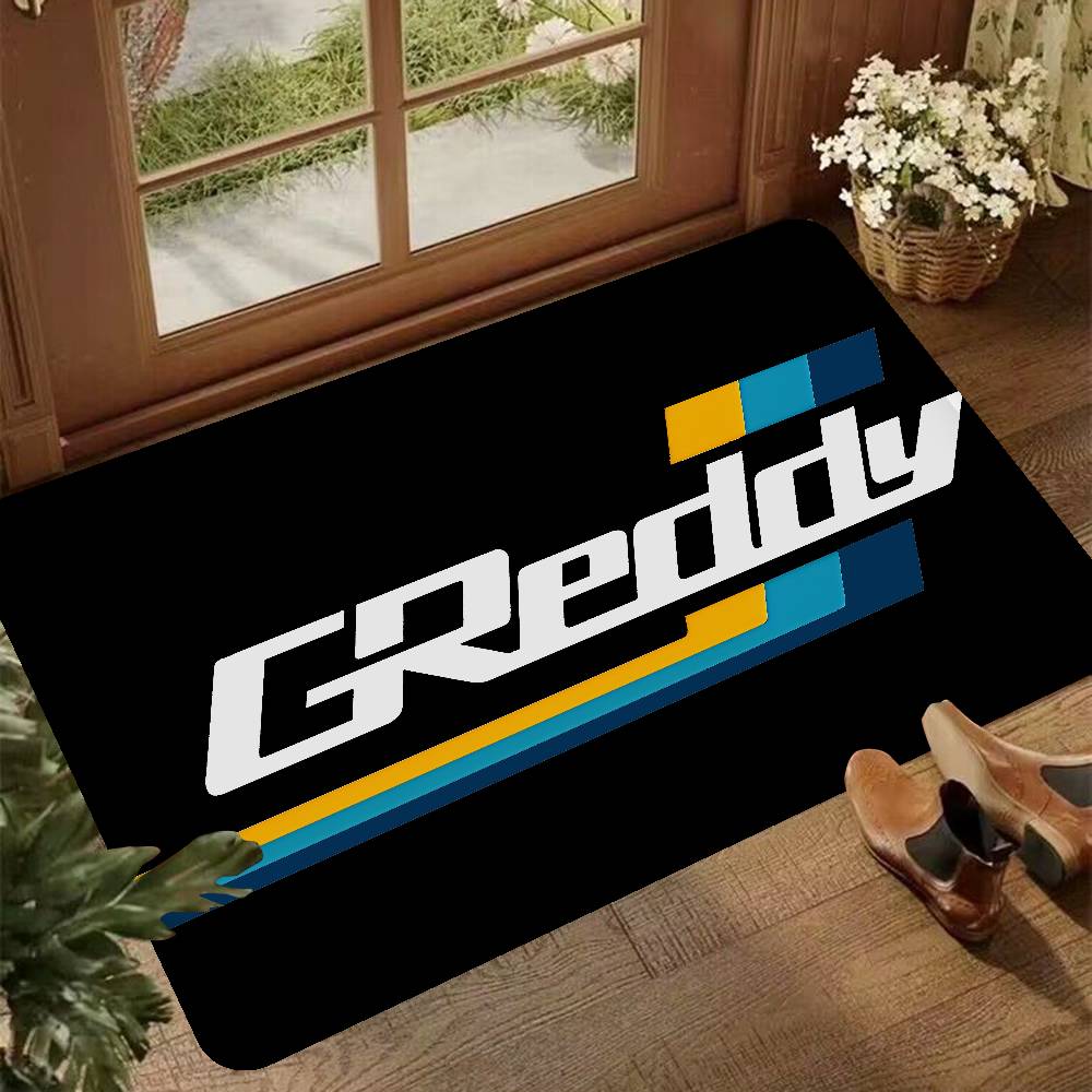 Logo G-Greddy-Y Entrance Door Mat Nordic Style Home Doormat Bathroom-Toilet Mats Bedroom Hotel Decor Mat
