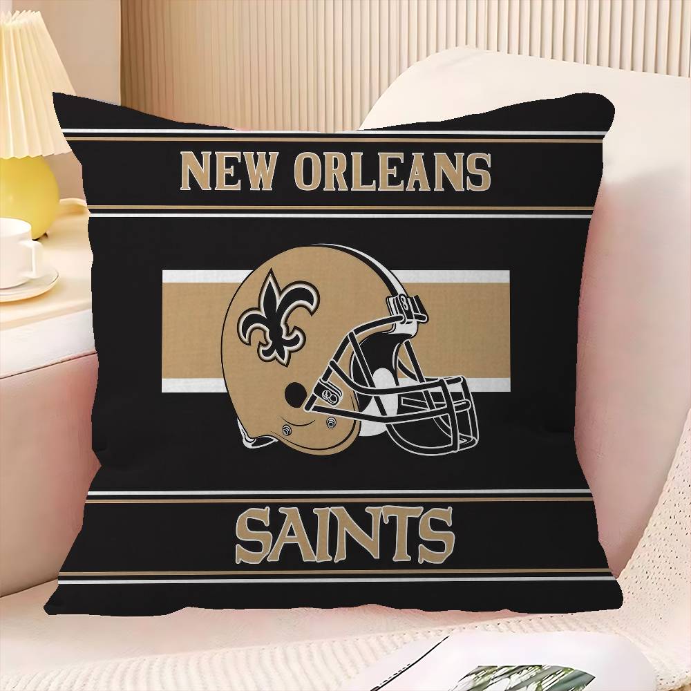 N-New O-Orleans S-Saints Pillow Anime Pillow Sofa Bed Head Pillow Cover Cushion Cover 45X45 Cm Fashion