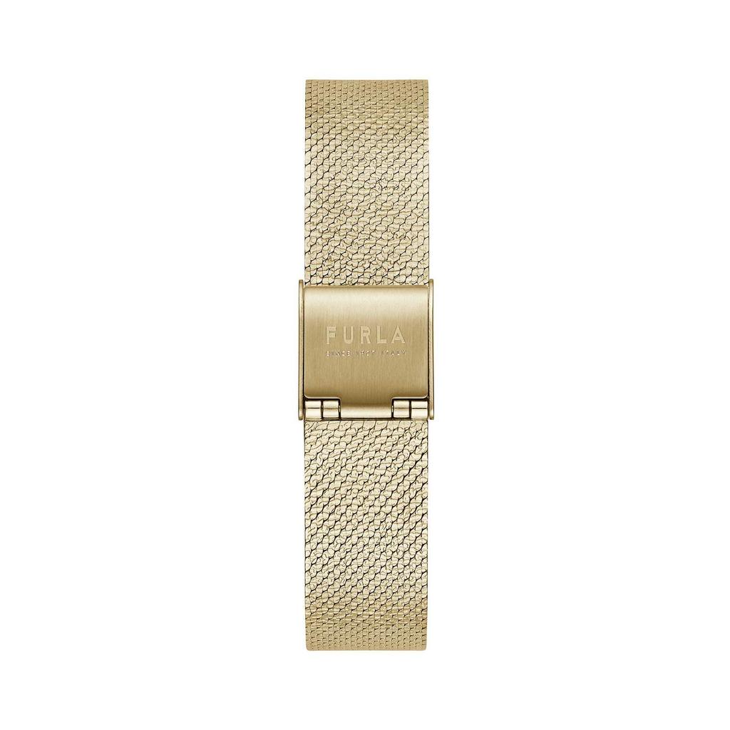 Watch SMALL LOGO White Pearl Dial Stainless Steel Mineral Glass Quartz Daily Waterproof 32MM China Watch WW00022001L2 Gold [Furla] Women's [Item]