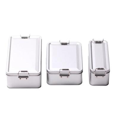 Caixa de Armazenamento Flip de Metal Estanho Prata Preto Caixa de Ferramentas Caixa de Moedas Dinheiro Doces Chaves Cartões de Visita Caixa de Armazenamento com Tampa Caixa de Estanho para Alimentos