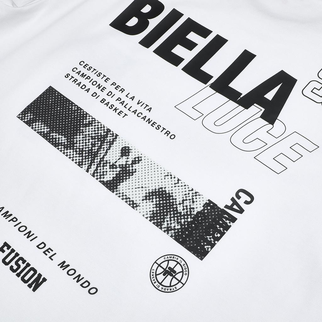 Fila QR Series Printed Letter Trendy Sports Crew Neck Short Sleeve T-Shirt Men Tops White T11M326109F-WT