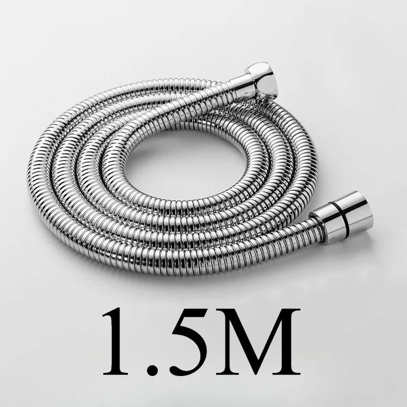 

304 Stainless Steel Shower Hose High Quality Faucet Hose Flexible Shower Hose Thick Silicone Bathroom 3 Meter Shower