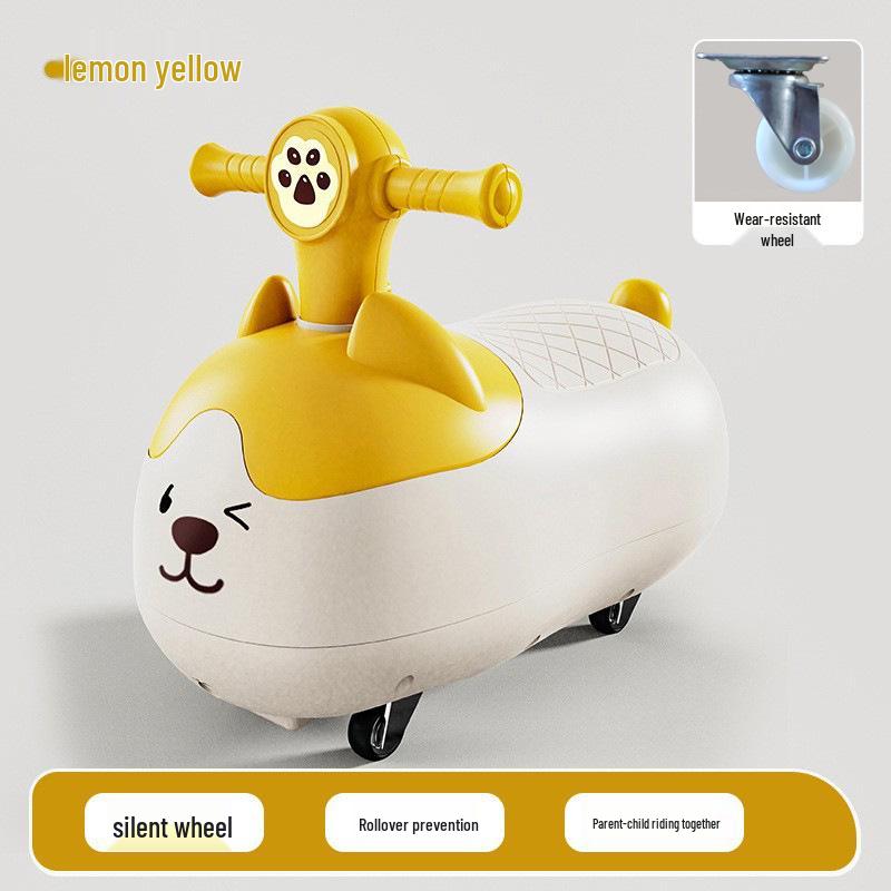 Машина Peanut Twist: Самокат-качалка против опрокидывания для малышей 1-3 лет