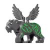 MOC Zwierzęta Zoo Klocki Słonie Tygrysy Słonie Małpy Łosie Niedźwiedzie Owce Wielbłąd Koń Krokodyl Lampart Mini Klocki DIY T11