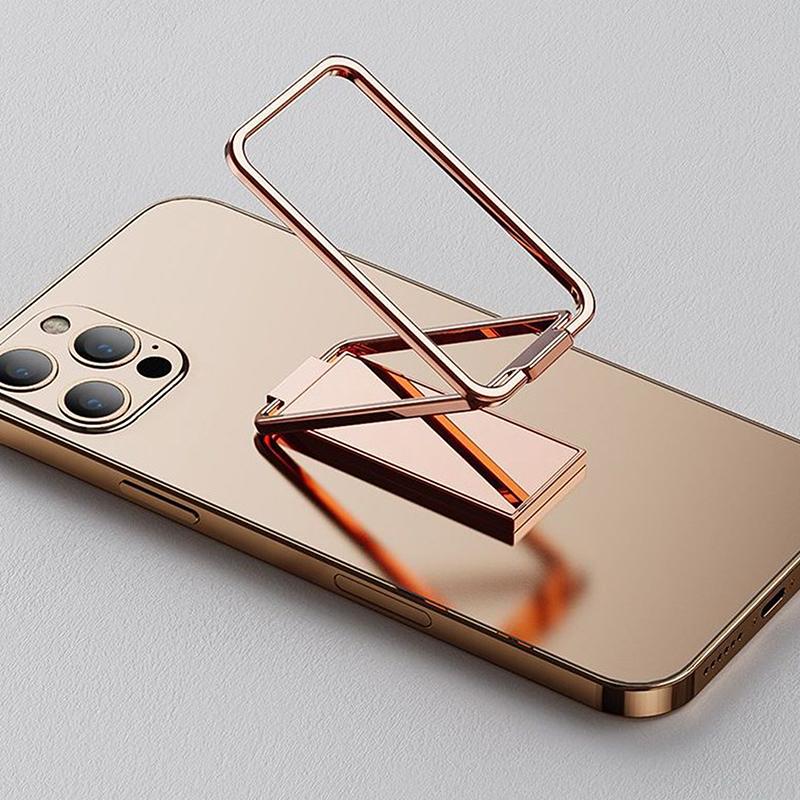 Metal Universal Finger Ring Phone Holder Stand Bracket Mini Phone Holder 360 Degree Rotating For Mobile Phone Pad Back Sticker