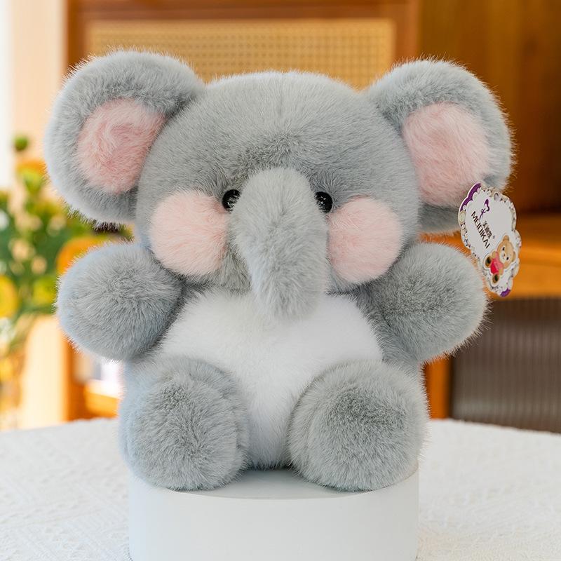 Cute Dun Dun Baby Elephant Doll Ragdoll Plush Toy Super Cute Doll Sleeping Holding Children Soothing Sleeping Gift