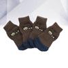 4pcs Anti-Slip Doggie Pets Cartoon Pet Cotton Socks Dog Cat Socks Warm Winter Snow Ice Protection Pet Footwear S