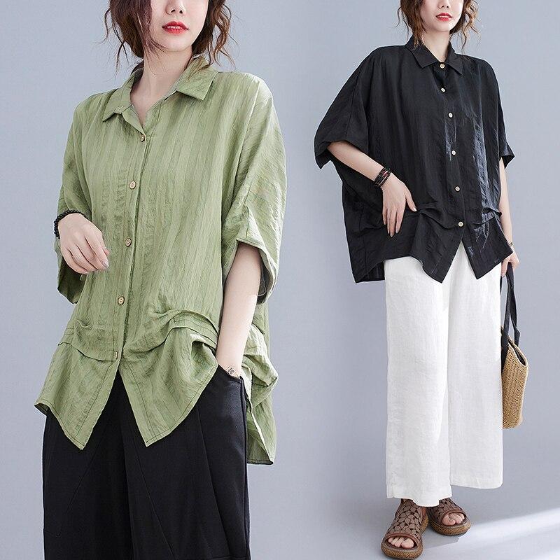 solid batwing sleeve casual top