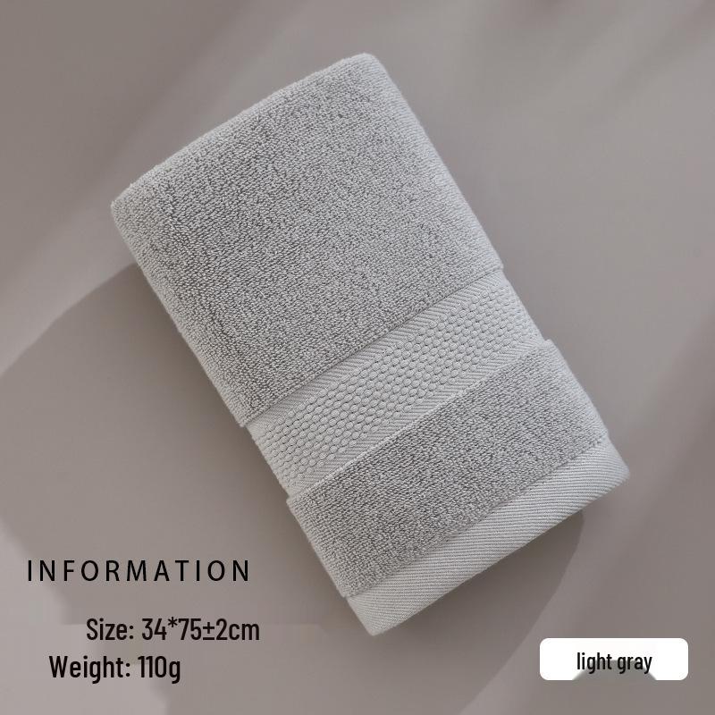Toalla 7a de Algodón Puro Antibacteriano: Clase A, Engrosada, Muy Absorbente, No Suelta Pelusa, Adecuada para Lavar la Cara y Bañarse, Unisex.