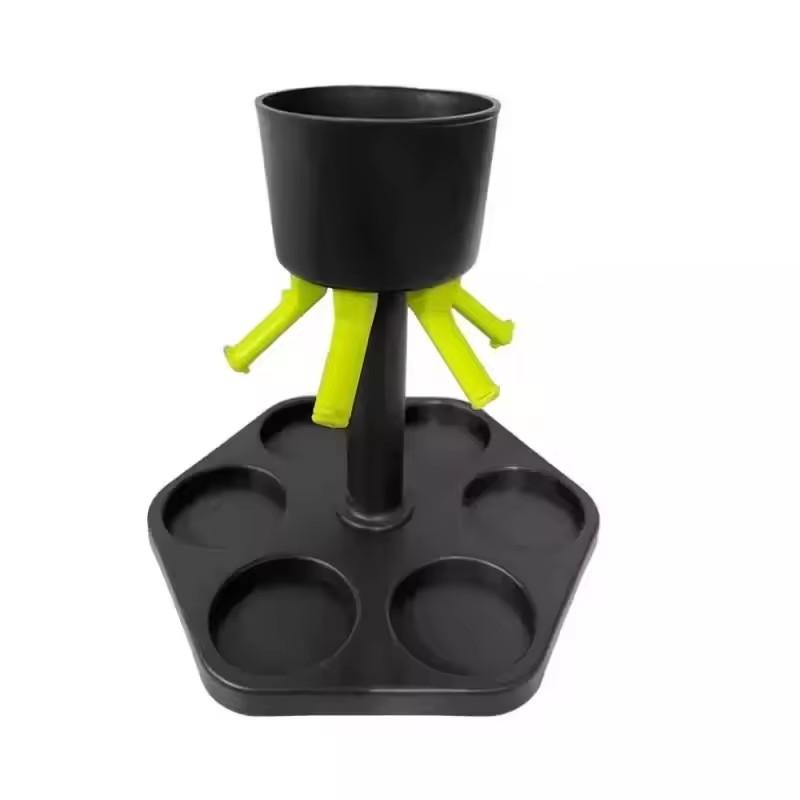 6 Shot-Gläser Spiele Spender Wein Whisky Bier Wein Spirituosen Spender Barzubehör Party Spiele Trinkwerkzeuge Glas Spender 5