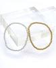Bonbeau 3Mm Silver Gold Ball Daily Simple Bracelet 925 Silver Ball Bracelet 3Mm