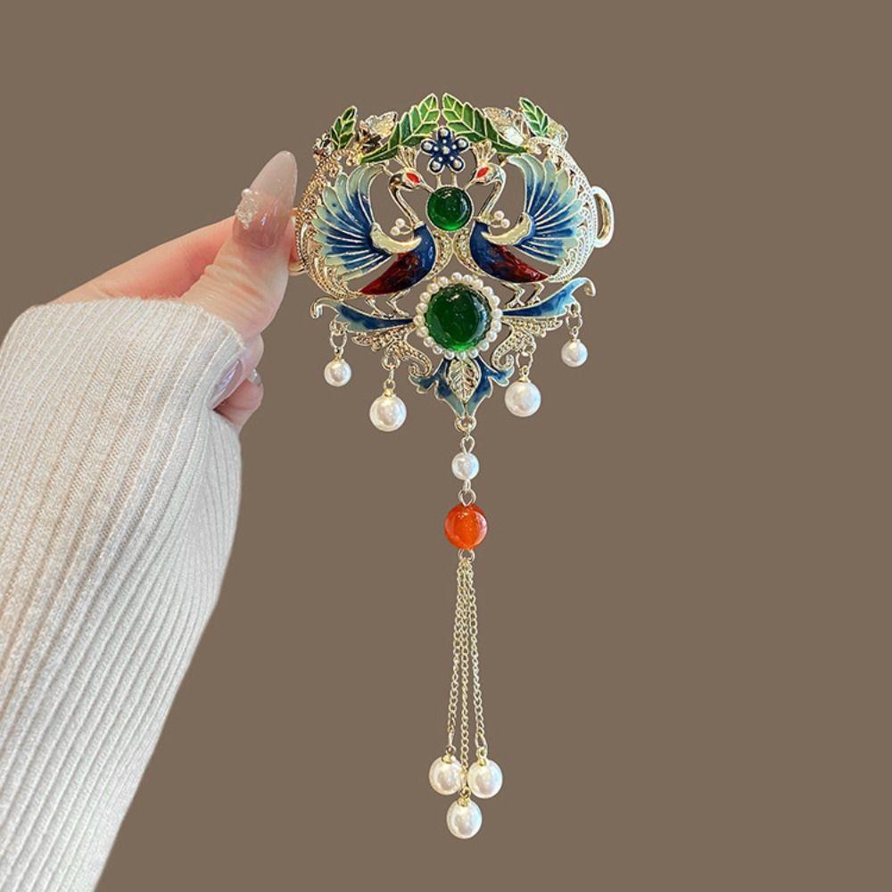 Hair Accessories Phoenix Brooch Disk Hair Chinese Style Hairpin Brooch Hanfu Phoenix Hairpin  Gift