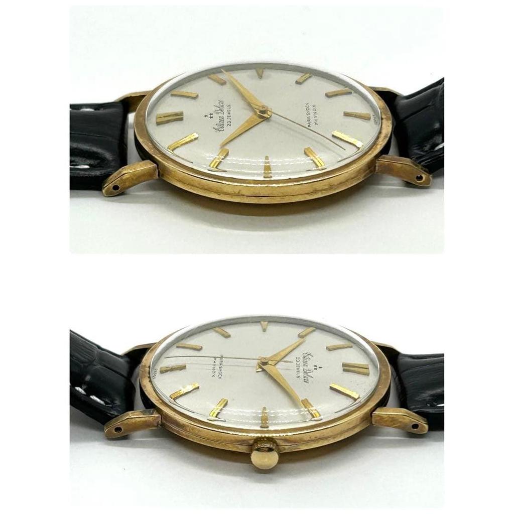 Used Rare CITIZEN Super Deluxe 23 Jewels Manual Wind 14KGP