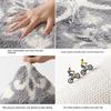 Simple Geometric Bath Mats Strong Water-absorbent Anti-slip Carpet Flocked Home Bathroom Quick-drying Foot Mat