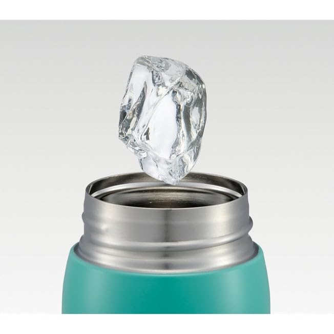 Skater Straw Mug Bottle, 480ml, Insulated Stainless Steel Water Bottle, Disney Mickey Mouse Green World, One-Touch Open, STOT5ST-A