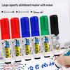Erasable Water-Based Whiteboard Marker - No Marks, Easy To Erase, Thick Colored Drawing Pen for Teachers.