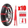 Motorcycle Anti Slip Chains Car Tire Chains Winter Snow Anti-Skid Tyre Cable Ties Auto Outdoor Snow Tire Tyre Anti Skid Chai