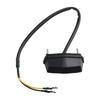 Parts Replacement License Plate Light 12V ABS Plastic Accessories Black Housing LED Lamp Motorcycle Multi Use Number