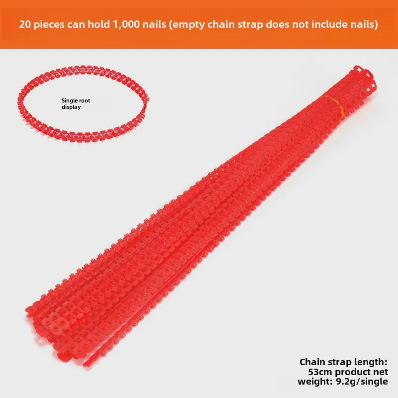 Lanț de șuruburi autofiletante cu alimentare automată pentru prelucrarea lemnului și gips-carton