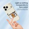 For iPhone 17 Pro Case Three Animal Dolls Pattern Printing Straight Edge TPU Phone Back Cover