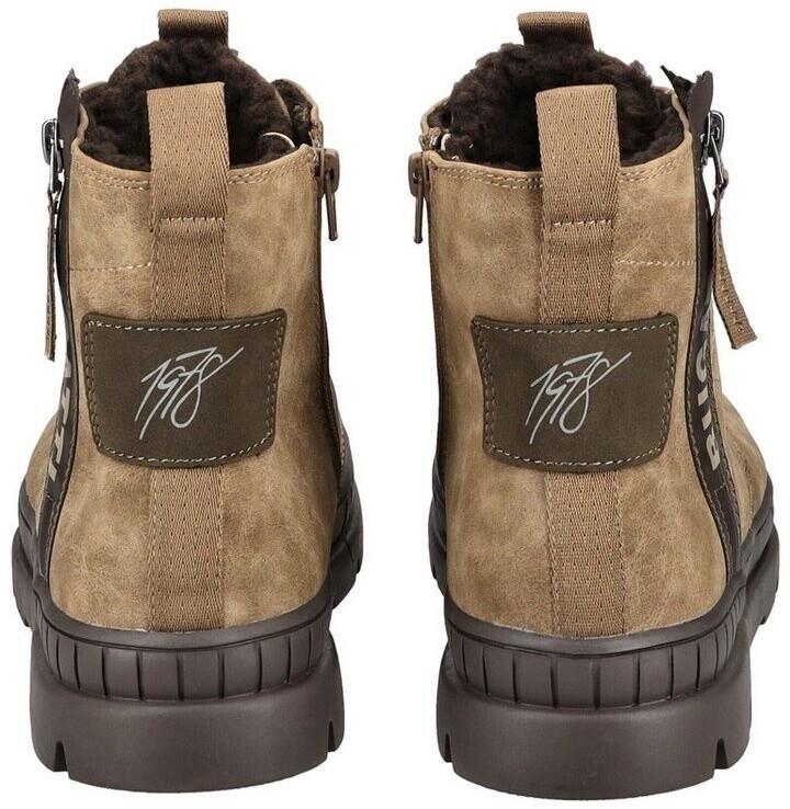 Bugatti Beige Boots On a Block Heel