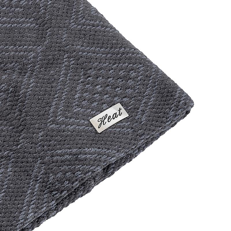 Unisex Warm Winter Hat HEAT Mark Skull Cap Diamond Grid Design Beanie Hat Thicken Winter Hats For Women Men Knit Hat