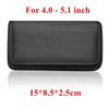 Marsupio da Cintura per Cellulare 3.5-6.3 pollici per iPhone Samsung Xiaomi Custodia a Sacchetto Clip da Cintura Fondina Borsa in Tessuto Oxford Copertura a Ribalta