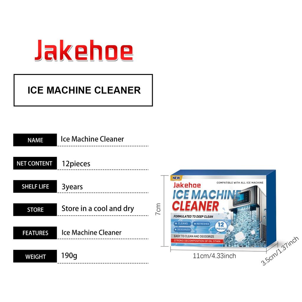 Ice Maker Cleaning Sheet Effectively Removing Dirt from Internal Pipelines Eliminating Odor