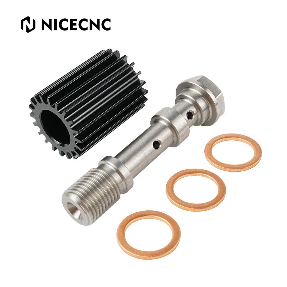 

NICECNC Для KTM EXC 300 2004-2024 Охолоджувач гальмівного супорта Для KTM EXC-F 350 SX 125 SXF 450 XC XCW XCF Husqvarna TE300 GasGas EC300 чорний